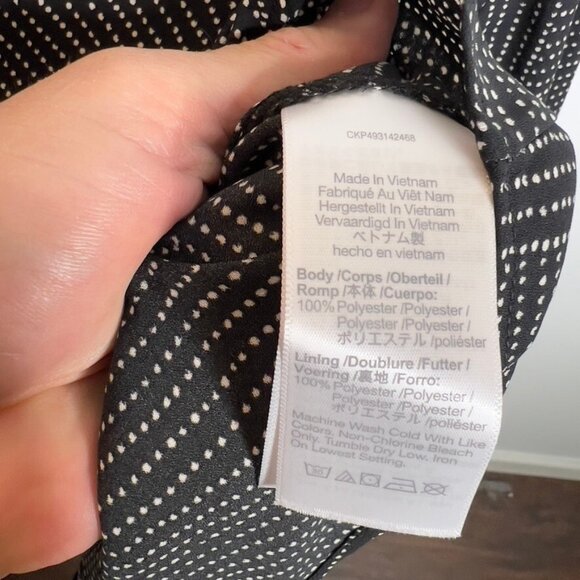 Madewell $168 Womens Tie-Waist Midi Dress in Dot Size S NT954 - Picture 6 of 7